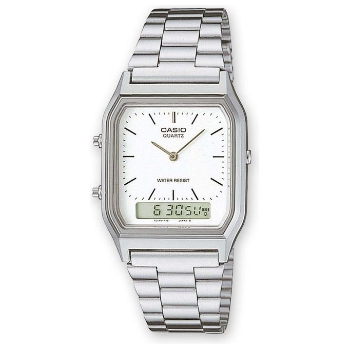 Casio Orologio da Polso Digitale Vintage Acciaio Inox