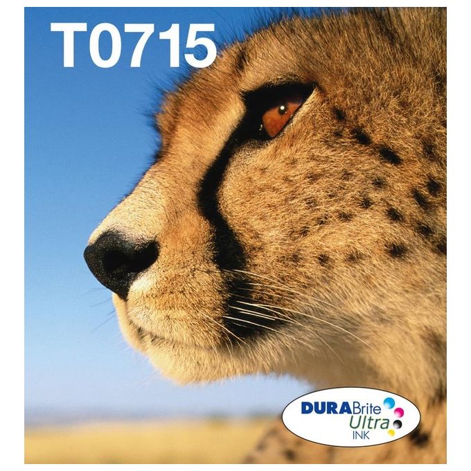 Epson T0715 Serie Ghepardo Cartuccia Originale, Multipack, 4 Colori, FFP