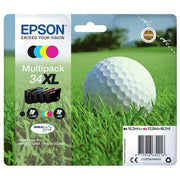 Epson Multipack 34xl pallina da Golf 4 Colori per Wf-3720dwf