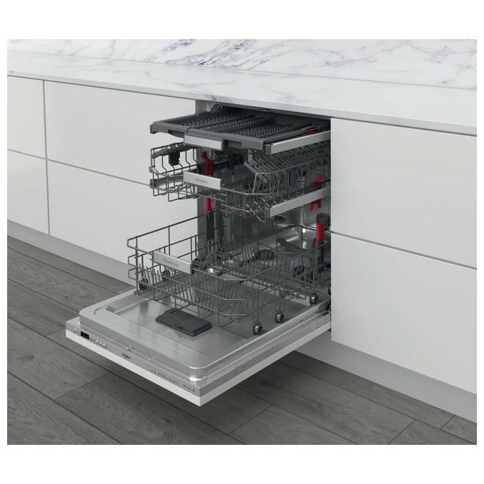 Whirlpool W6ID741AS Lavastoviglie da incasso 14 coperti 10 programmi Classe C