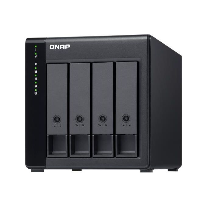 Qnap TL-D400S Contenitore di Unita' Di Archiviazione 2,5-3,5'' Enclosure Hdd-Ssd Nero-Grigio