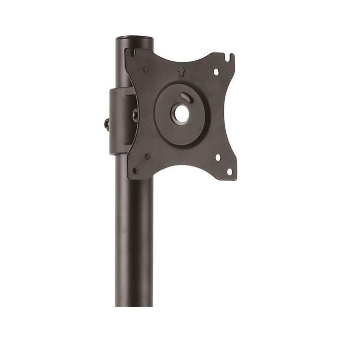 Startech ARMDUALV Supporto Verticale da Scrivania per 2 Monitor VESA, Base Regolabile per Schermi fino a 27''