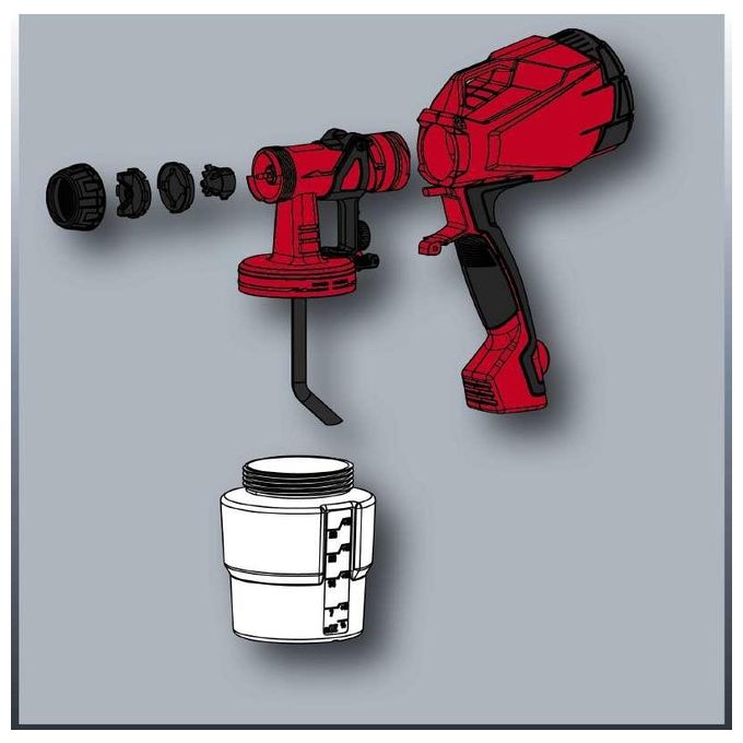 Einhell Spruzzatore Di Vernice Elettrico Pistola A Spruzzo Tc-Sy 500P