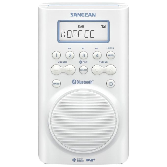 Sangean H205D Radio Portatile Digitale Bianco