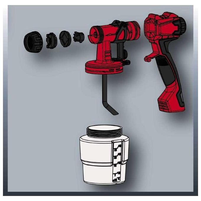 Einhell Pistola Elettrica A Spruzzo Con Base A Terra Tc-Sy 600 S