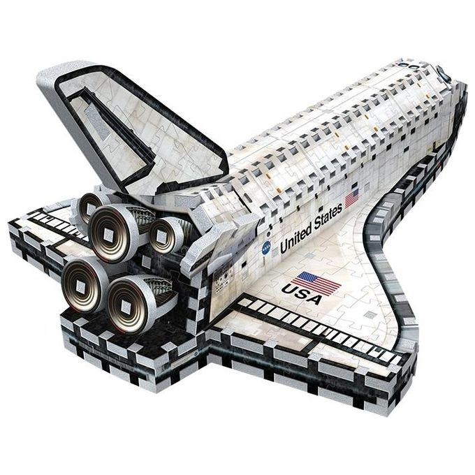 Wrebbit W3D-1008 - Romanticism and History Collection - Space Shuttle-Orbiter (Puzzle 3D 435 Pz)