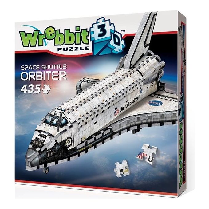 Wrebbit W3D-1008 - Romanticism and History Collection - Space Shuttle-Orbiter (Puzzle 3D 435 Pz)