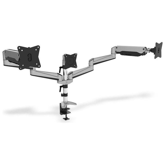 Digitus supporto universale triplo per led-lcd da scrivania con molla a gas