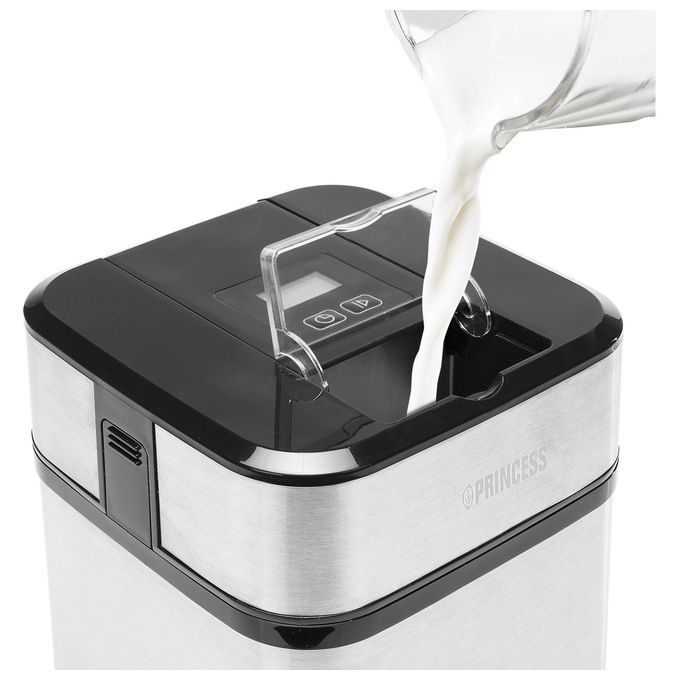 Princess 282605 Macchina per Gelato Capacita' 1,5 Litri Potenza 12 W Display LCD 