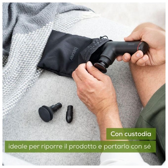 Beurer MG 79 Massaggiatore a Pistola Sensitive 3 Accessori