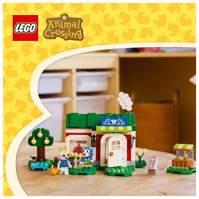 LEGO 77055 Animal Crossing - La sartoria delle Sorelle Ago e Filo, Set da Costruzione 322 Pezzi con Minifigure di Mabel e Sasha, Eta' 6+