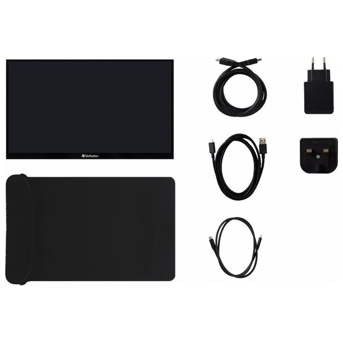 Verbatim Pmt-15 Monitor Portatile Touch 15.6'' Full Hd