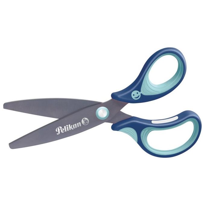 Pelikan SC1RB Forbici Griffix con Lame a Zig Zag Blu Dx