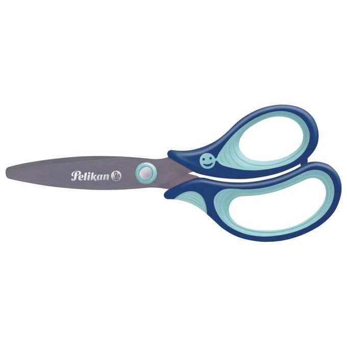 Pelikan SC1RB Forbici Griffix con Lame a Zig Zag Blu Dx