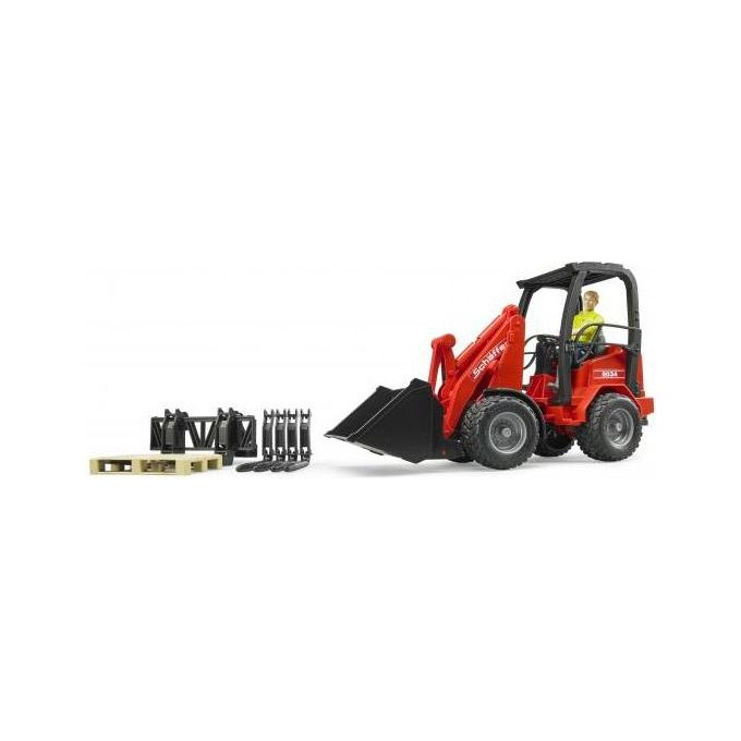 Bruder 02191 Schaffer 2034 Ruspa con Benna e Accessori