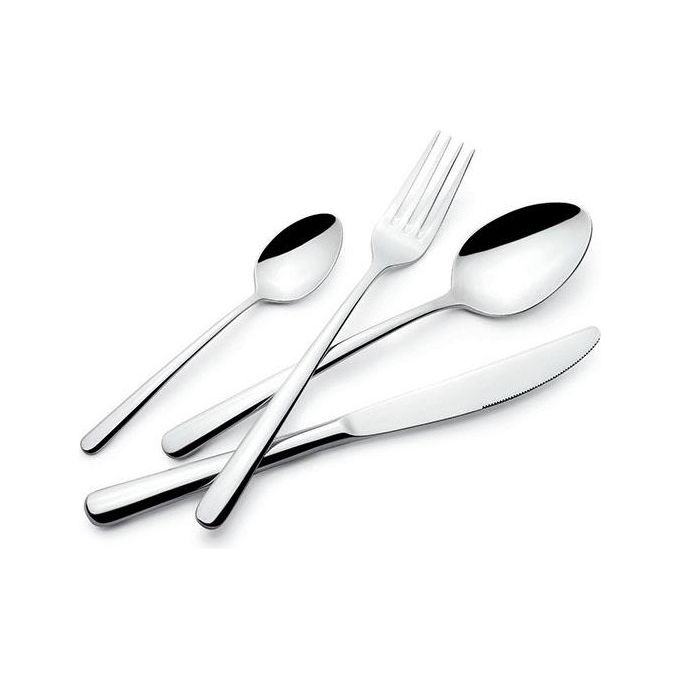 Lagostina 014430650524 Set Posate Ambra 24 Pezzi Specchio