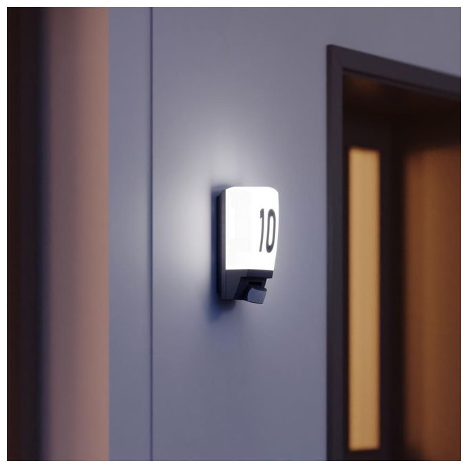 Steinel L 1 SW Lampada per Esterni con Sensore Nero