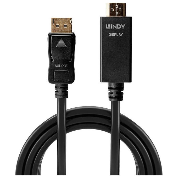Lindy Cavo DisplayPort Hdmi 4K30 3mt