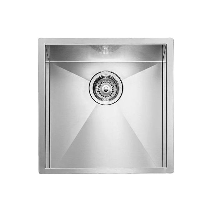 CM 011911XCSSP Serie FiloQuadra 3'' Lavello Acciaio inox satinato da incasso sottotop 1 vasca 45x45cm
