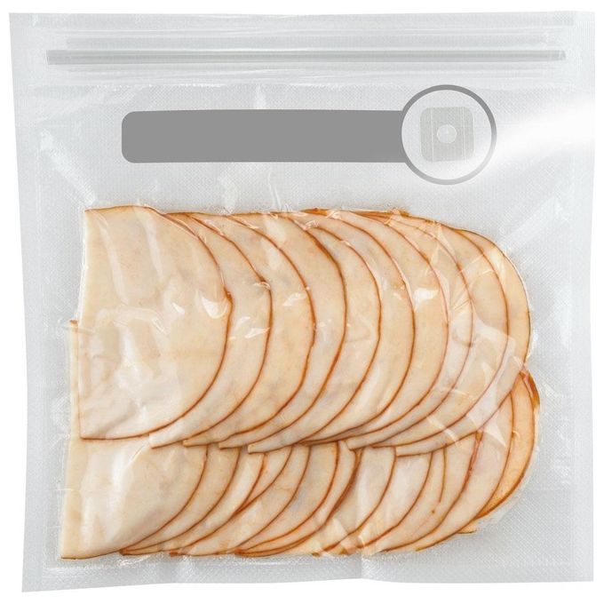 Foodsaver Busta 26 Sacchetti 20x22cm con Zip Riutilizzabili