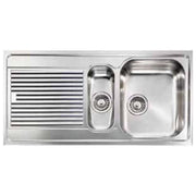 CM 011205DCSSP Lavello IX Filoslim 3'' 100X50 2 vasche a destra