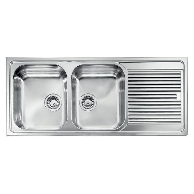 CM 011277SCSSP Lavello IX Zenith 3'' 116X50 2 vasche a sinistra