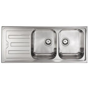 CM Lavello IX Cristal 3'' 116X50 2 vasche a destra