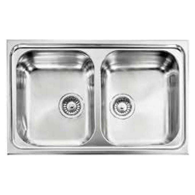 CM 011262XCSSP Lavello IX Zenith Plus 3'' 79X50 2 Vasche