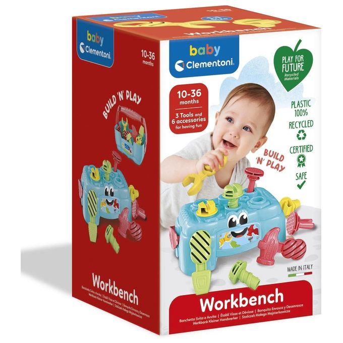 Clementoni 17042 Banchetto Svita e Avvita Multicolore