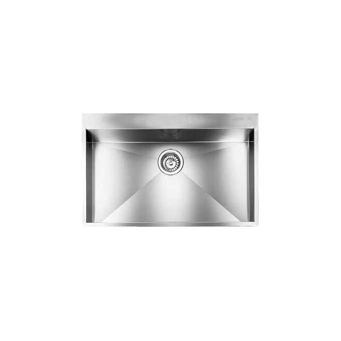 CM 012936XCSSP Serie Filoquadra Mix 3'' Lavello Acciaio Inox Satinato da Incasso Slim 1 Vasca 77x50cm