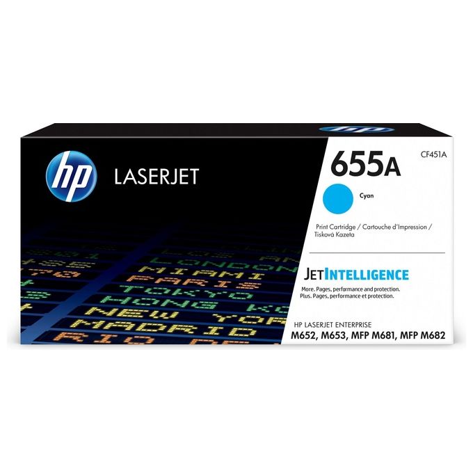 HP 655a Toner Ciano di Alta Qualita' per Stampa Professionale e Affidabile