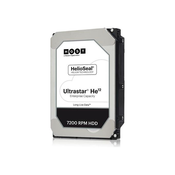 Hgst WD Ultrastar DC HC520 HUH721212ALE604 Hard Disk Interno 12Tb 3,5'' Sata 6Gb-s 7200rpm 256Mb