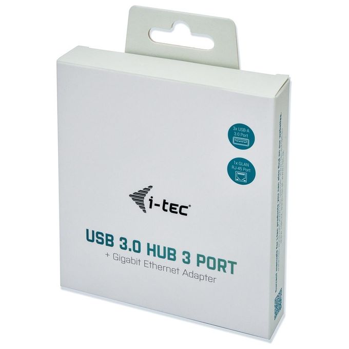 I-Tec Metal U3METALG3HUB Hub di Interfaccia Usb 3.2 Gen 1 Type-A 5000Mbit-s Grigio