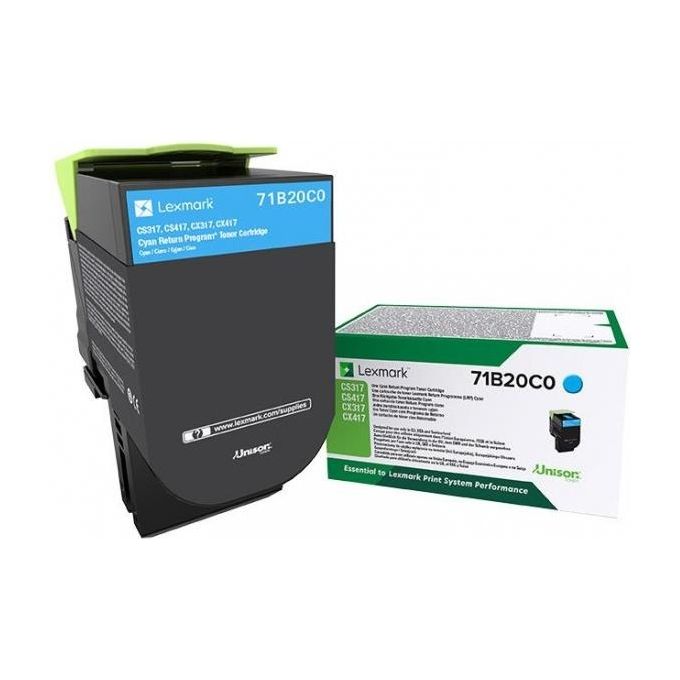Lexmark 71B20C0 Toner Laser Ciano