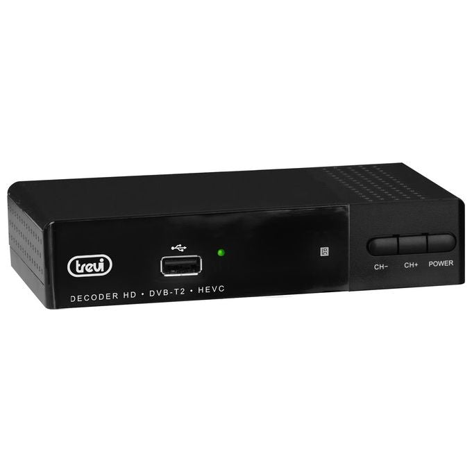 Trevi HE 3377 T2 Decoder Digitale Terrestre DVBT-T2 HD HEVC