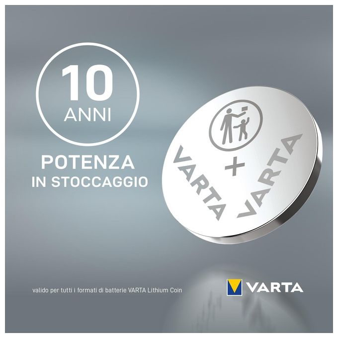 Varta Cr2016 Batterie a Bottone al Litio da 3V 2 Pezzi