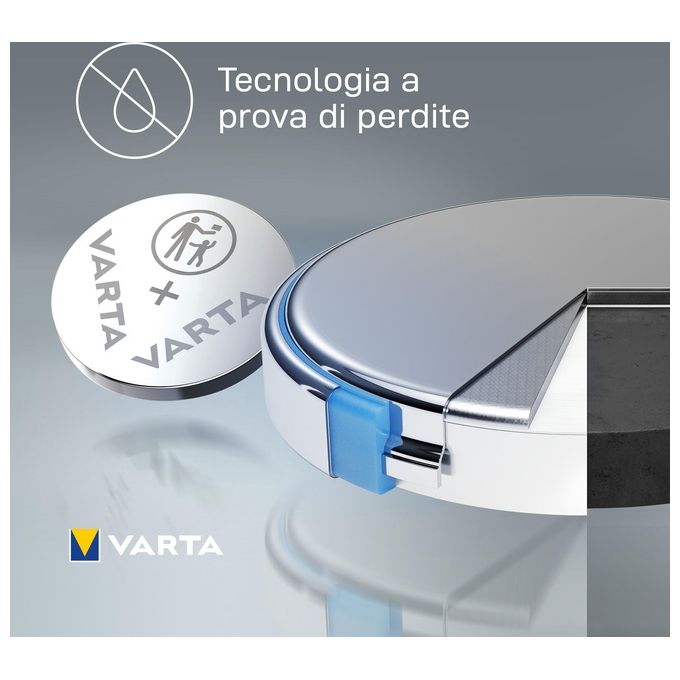 Varta Cr2025 Batterie a Bottone al Litio da 3V 2 Pezzi