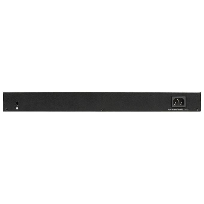 Netgear GS348-100EUS Switch Unmanaged, 48 Porte Gigabit, Rackmount, Grigio