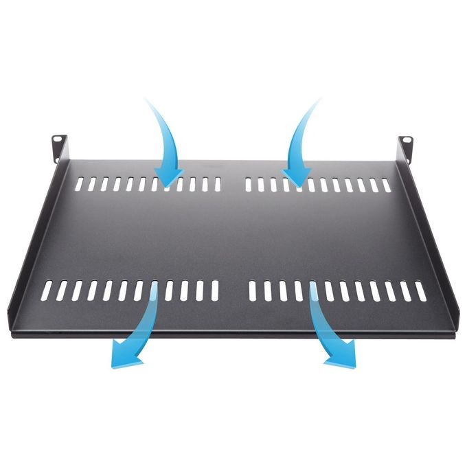 StarTech.com CABSHELF116V Scaffale Ventilato per Rack Server 1U Profondita' da 400 mm