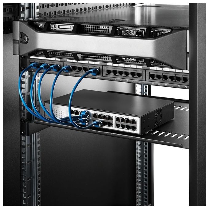 StarTech.com CABSHELF116V Scaffale Ventilato per Rack Server 1U Profondita' da 400 mm