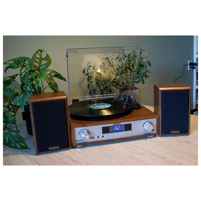 Lenco MC-160WD Sistema Hi-Fi Legno