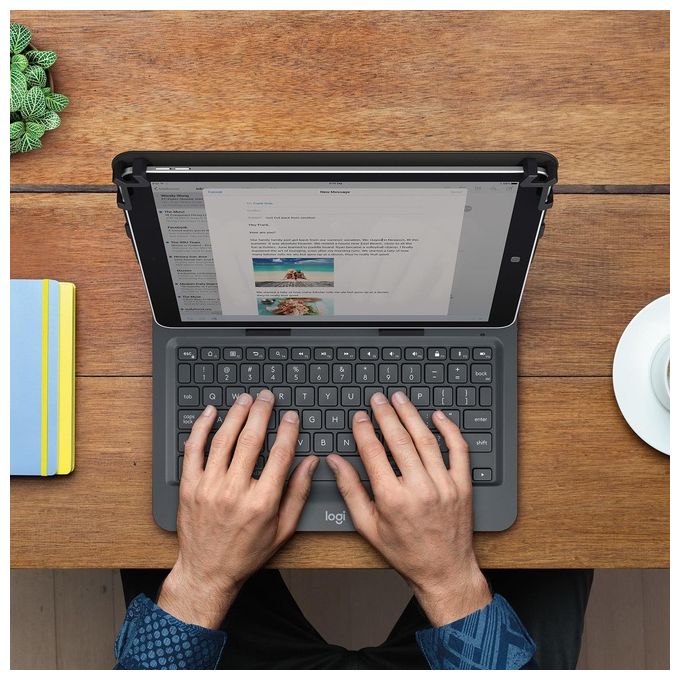 Logitech Universal Custodia Tastiera senza Fili Bluetooth 3.0 QWERTY Spagnola
