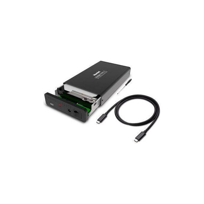 Hamlet HXD35TCU31 Box esterno 3.5 SATA 6Gb-s 600 MBps USB-C
