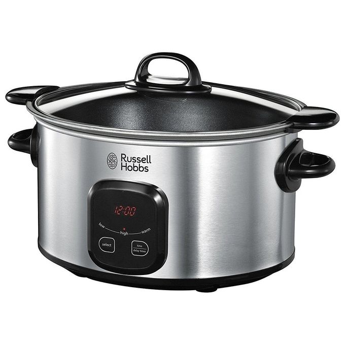 Russell Hobbs MaxiCook Pentola Cottura Lenta Digitale 6 Litri Nero