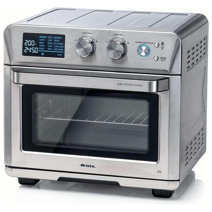Ariete 4629 Friggitrice ad Aria e Forno 25 Litri 1700W 15 Funzioni di Cottura Silver