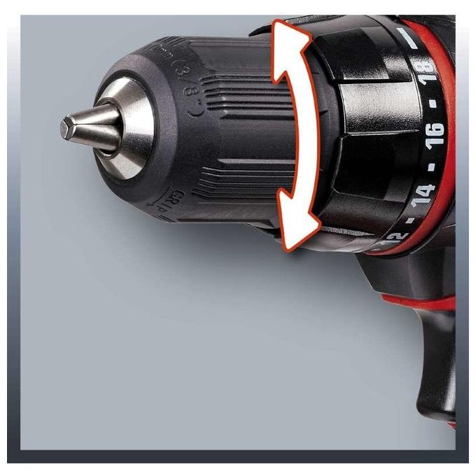 Einhell Trapano Batteria Con Valigetta E 2 Batterie 1300Mah 18V Tc-Cd18-2Li