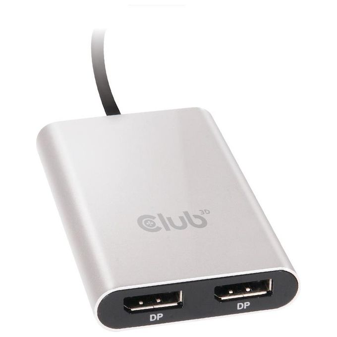 Club3d Adattatore type c tb3 to 2x Displyport p 4k 60hz