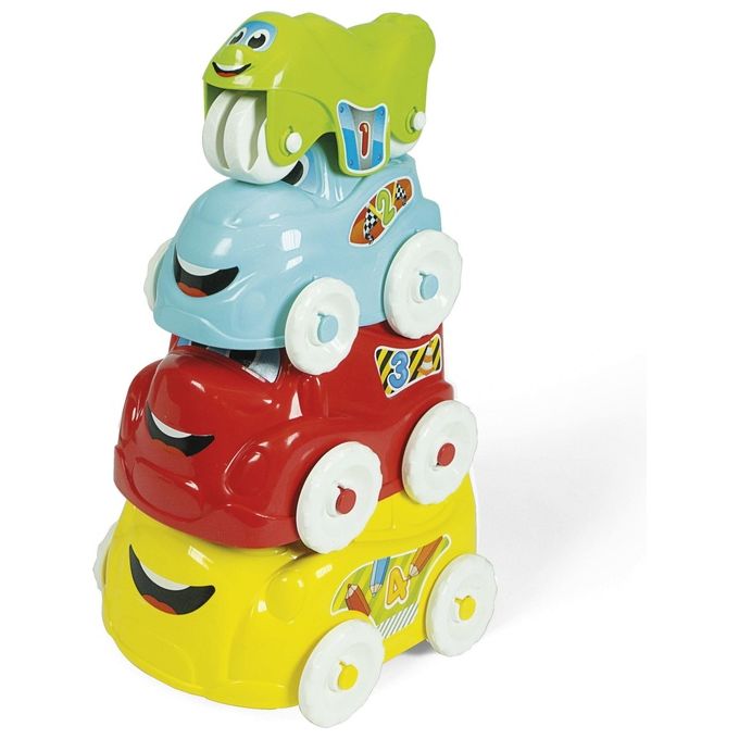 Clementoni 17111 Veicoli Attivita' Scopri e Impila Multicolore