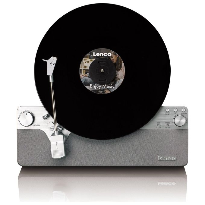 Lenco Giradischi LS Series LSA 071 Design Elegante in Silver e Legno