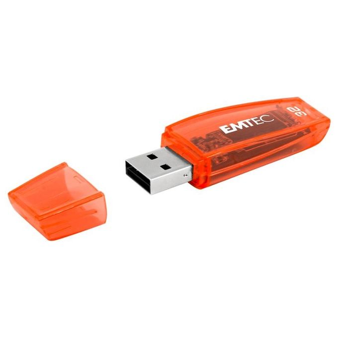 Emtec Chiavetta Usb 2.0 C410 16Gb 2 Pezzi Neon
